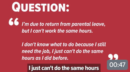 Q2. Job flexibility after parental leave